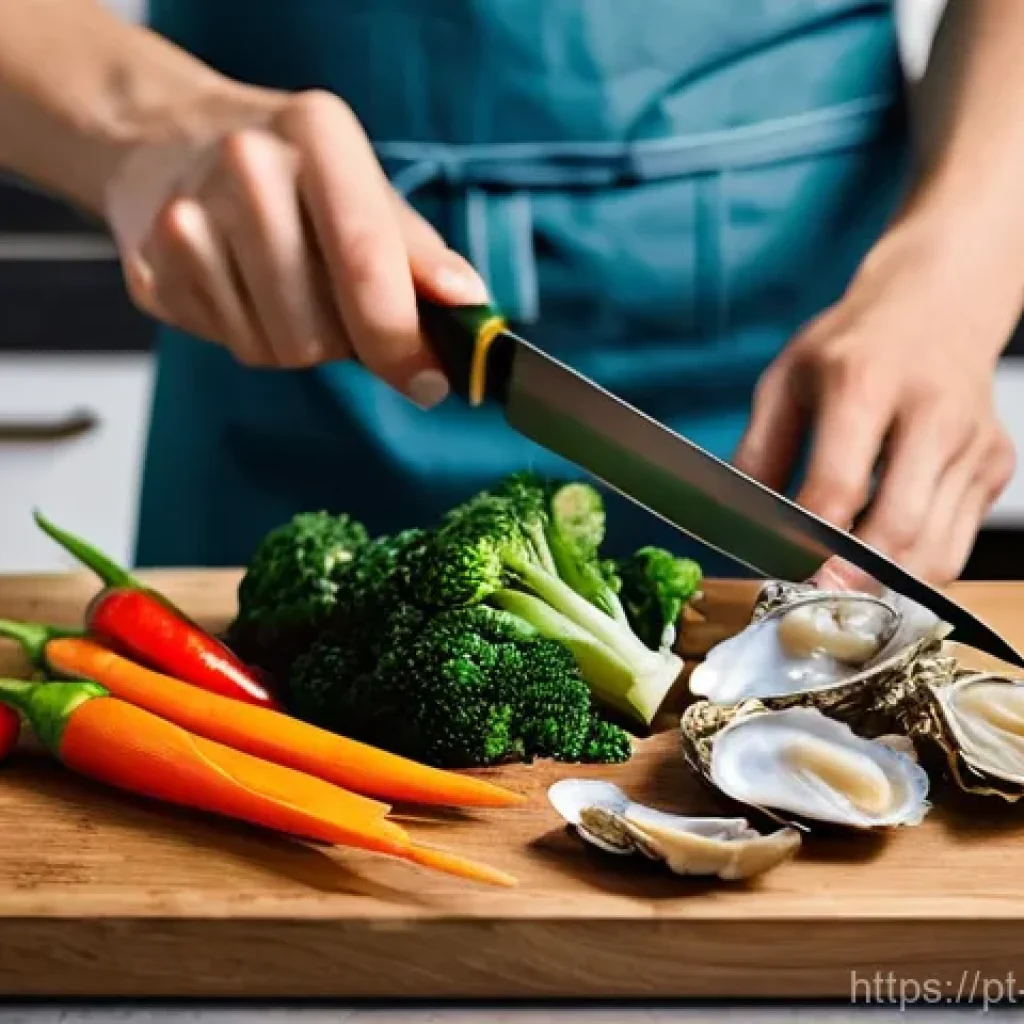 중식 조리법 팁 - **Prompt 1: The Art of Preparation in a Home Kitchen**
"A cozy, well-lit home kitchen in Portuga...