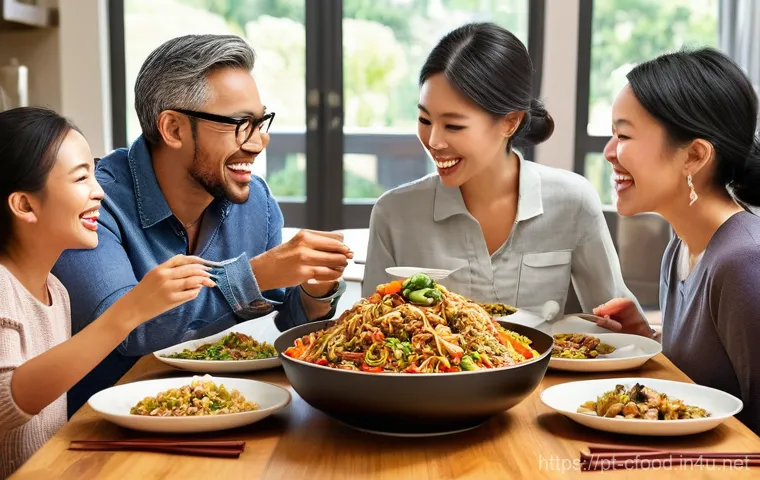 중식 밀키트 세일 - **Prompt 1: Effortless Culinary Joy in a Modern Home**
    A cheerful adult woman, impeccably dresse...
