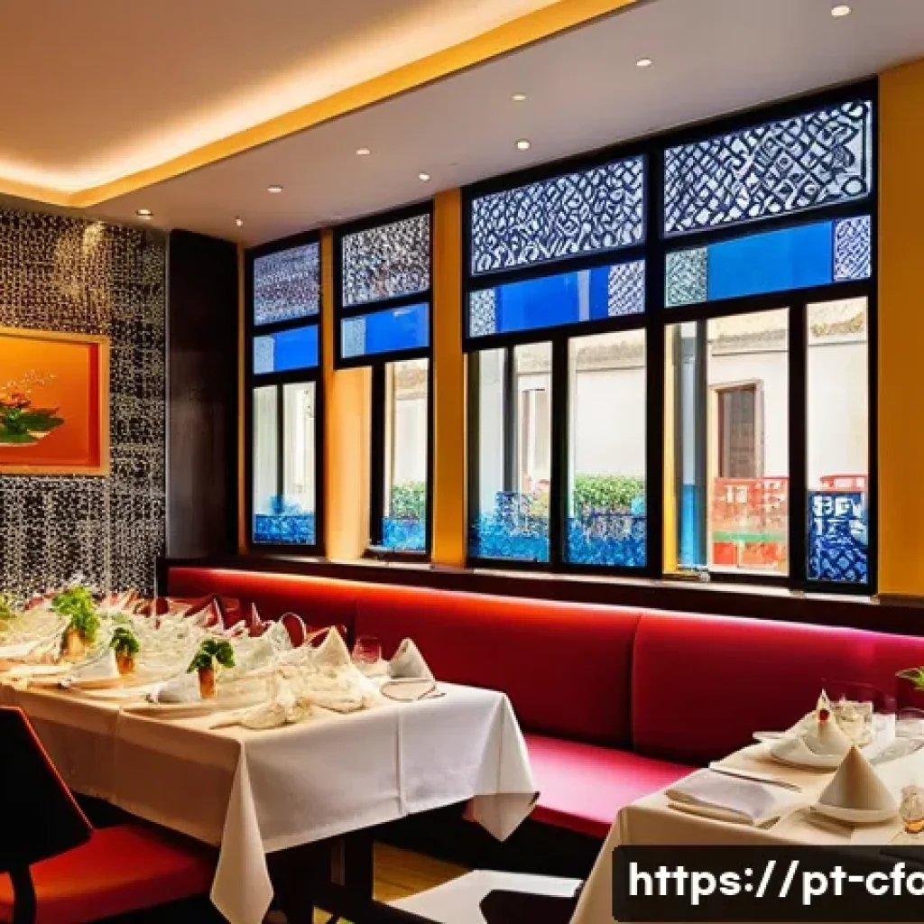 중국집 스페셜 메뉴 - **Prompt: "The Modern Chinese Culinary Revolution in a Portuguese Setting"**
"A bustling and ele...